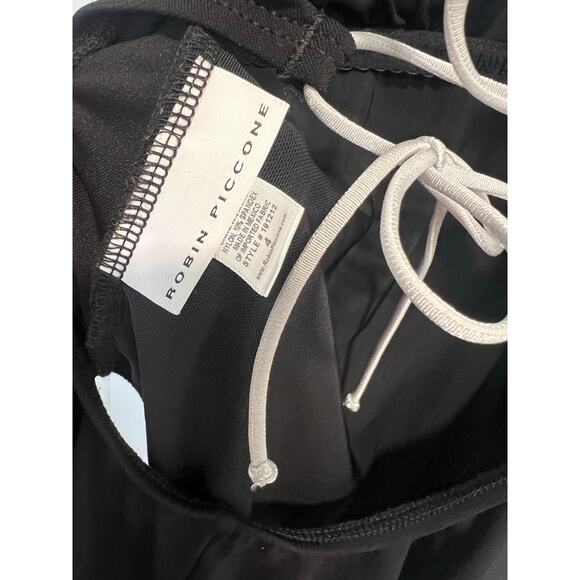 Robin Piccone Luxury Malia‎ Black Ruffle One Piece Swimsuit Size Womens 4 Small - Picture 9 of 11